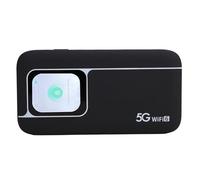 Hamwesh Hotspot Wi-Fi Portatile 5G, Router Mobile con Touchscreen da 2 Pollici, 4 GB di RAM, 2 GB di ROM, Batteria da 7100 MAh, Wi-Fi Dual Band, per Viaggi, Collega Fino a 16 Dispositivi