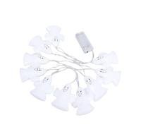 Hamwesh Illumina la Decorazione di Halloween dei Fantasmi, 10 Luci a Corda Spettrali a LED con Funzionamento a Batteria per Feste Al Coperto e Decorazioni per la Casa (A 1,5 m/4,9 piedi)