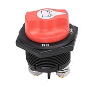 Hamwesh Interruttore Staccabatteria, Interruttore di Spegnimento Batteria 200A 2 Posizioni on Off 12v, Batteria Marino con Copertura Impermeabile per Auto, Camion, Moto, Barca,
