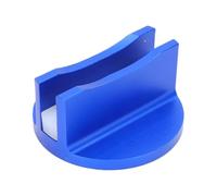 Hamwesh Jack Magnetico Universale Scanalato in Alluminio, Blu | Cuscinetto per Martinetto con Saldatura a Pizzico, Adattatore per Binario del Telaio, per Auto SUV Camion Pick-up Berlina
