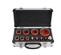 Hamwesh Kit a Tazza, 11 Dimensioni da 6 Mm a 68 Mm, Diamante Brasato Sotto Vuoto con Cera di Raffreddamento per la Dissipazione del Calore e Fori per la Rimozione dei Trucioli, a Tazza M14 con