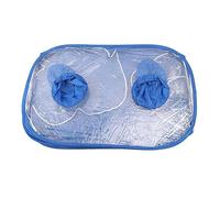 Hamwesh Kit di Coltivazione di Funghi, Tenda per Funghi Pieghevole Portatile con Porte a 2 Braccio per Materiale in PVC per Contenitore per Coltivazione di