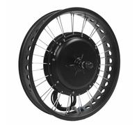 Hamwesh Kit di Conversione Bici Elettrica, Kit Motore con Impermeabile 48V 1500W, con Display LCD, Cerchi in Lega di Alluminio, velocità Massima da 45 a 50 Km all'ora e Funzionamento Silenzioso