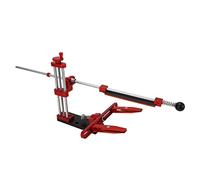 Hamwesh Kit per Affilare i Coltelli, Nodo Rotante a 360° Kit per Affilare i Coltelli con Angolo di Serraggio Regolabile a Doppia Testa, per Pietre per con 6 Pietre per Scala Incisa Al in Alluminio