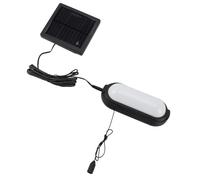 Hamwesh Lampada a Sospensione Solare, Versatile Capannone Solare con Lampadine a LED per Uso Interno Esterno, Impermeabile, Interruttore a Tirante, Materiale ABS, Garage, Cortili, Campi
