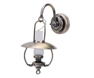 Hamwesh Lampada da Parete per Casa delle Bambole, Design Realistico Finiture Vintage Lampada da Parete per Casa delle Bambole in Miniatura 1:12 Luce a LED per delle con Batteria Integrata per la