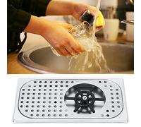 Hamwesh Lavatazze in Acciaio Inossidabile per Hotel e Caffetterie, Sciacquatrice per Vetri Sanitari G1/2 Pollici, Detergente Efficiente per Tazze per Uso Domestico