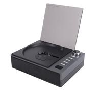 Hamwesh Lettore CD Portatile con Bluetooth 5.1 e Radio FM, Audio Surround Stereo, Telecomando, Batteria da 2600 MAh, USB AUX, per Desktop di Casa (BLACK)