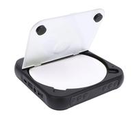 Hamwesh Lettore CD Portatile, Lettore CD con Batteria Ricaricabile USB BT 5.3 da 2000 MAh con BT, Piccolo Portatile con Cuffie Cablate per Casa, Auto, Ufficio (BLACK)