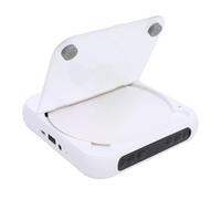 Hamwesh Lettore CD Portatile, Lettori CD con Batteria Bluetooth 5.3 da 2000 MAh per la Casa, Lettore per Auto con Cuffie Ricarica USB per Viaggi in Auto a Casa (WHITE)