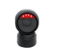 Hamwesh Lettore di Codici a Barre, Lettore di Codici QR 1D 2D Cablato USB Desktop Omnidirezionale con Luce LED e Feedback Cicalino, POS Automatico per Magazzino di Negozi Al Dettaglio