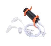Hamwesh Lettore MP3, Lettore Musicale Impermeabile da 8 GB Corpo in Alluminio IPX8 con Auricolari Impermeabili per Nuoto, Immersioni, Surf (BLACK)