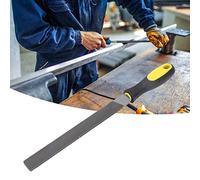 Hamwesh Lima in Metallo, Lima Professionale in Acciaio da 8 Pollici, Piatta con Impugnatura Ergonomica Antiscivolo per Rifilare, Affilare Metallo, Legno, Plastica, Garage, Fabbriche, Ingegneria e