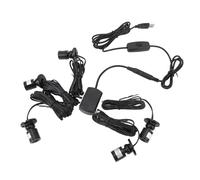 Hamwesh Luci a Punto a LED, 5 Pcs a 360 ° Luci Mini Rotabili luminosità Regolabile con Alimentazione USB per Display di Gioielli in Vetrina