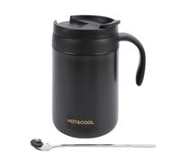 Hamwesh Macchina per caffè Portatile, Macchina per caffè Portatile a Doppia Parete con Isolamento Sotto Vuoto in Acciaio Inossidabile 304, per da Viaggio con Filtro a Doppia Rete per Campeggio in (#1)