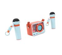 Hamwesh Macchina per Karaoke, Altoparlante Portatile Bluetooth 5.3 con Bassi Potenziati con Audio Stereo Macchina per Karaoke per Bambini con 2 Microfoni Wireless per Feste di Compleanno in Casa,