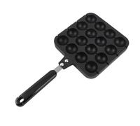 Hamwesh Macchina per Takoyaki, Alluminio Pressofuso Antiaderente Compatibile con Tutte le Fonti di Calore Padella Takoyaki, Padella Tamagoyaki con 4 Aghi da Forno per la di Casa Sala da Pranzo