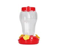 Hamwesh Mangiatoia per colibrì, Mangiatoia per colibrì da Appendere a Forma di Lanterna a Prova di Perdite, per in Plastica con 3 Porte di Alimentazione, Design Rimovibile per Giardino all'aperto