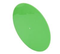 Hamwesh MATTO ACRILICO da 12 Pollici, Mamat di Slip del Piatto Anti Statico per Lettore Record in Vinile con Adattamento Universale per 33 1/3RPM 45RPM Records (GREEN)