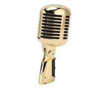 Hamwesh Microfono Dinamico, Microfono Professionale Stile Vintage con Pickup Cardioide, per Registrazione in Studio con Struttura Antiurto e Cavo XLR per Uso in Studio e Sul Palco Dal