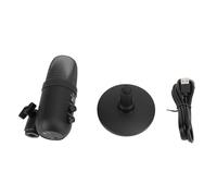 Hamwesh Microfono USB da Gioco, Microfono a Condensatore USB con Scheda Audio HIFI, Audio Cristallino, Illuminazione RGB, Luce Mute Rapida, Supporto Antiurto per Giochi per PC, Streaming, Podcasting