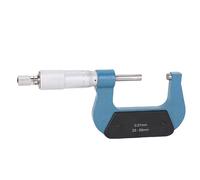 Hamwesh Micrometro per Esterni, Campo 25-50 Mm, Graduazione 0,01 Mm, Ultra Precisione, Incudine in Carburo di Tungsteno, con Custodia Protettiva, per Misurazioni da Parte di Macchinisti