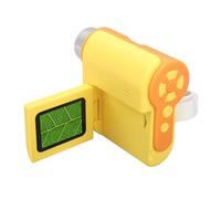 Hamwesh Microscopio Digitale per Bambini, Ingrandimento LCD da 1080p LCD 1000X con Luce LED e Display da 2 Pollici per l'osservazione del Campione degli Studenti (YELLOW)