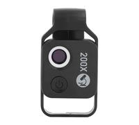 Hamwesh Microscopio per Telefono, Mini Microscopio Digitale 200X Tascabile Portatile con Luce LED Clip Universale Ricarica USB per Bambini Adulti Compatibile