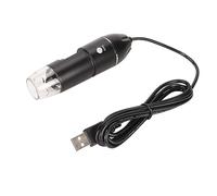 Hamwesh Microscopio USB, Ingrandimento da 50x a 1600x con 8 Luci LED, Righello, Microscopio a Tasca Portatile Portatile per Studenti PC per Bambini Bambini