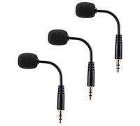Hamwesh Mini Microfono con Jack da 3,5 Mm per Registrazione per PC e Telefoni, Plug e Riproduzione di Microfono a Forma di U per Chat Vocale di Karaoke e Canto