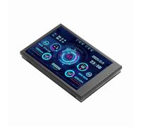 Hamwesh Mini Schermo USB IPS da 3,5 Pollici, Display a Temperatura del Computer con Monitoraggio dei Dati HDD RAM CPU per PC Pannello Sensore AIDA64 (BLACK)