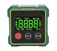 Hamwesh Misuratore Angolare Digitale, Mirino Angolare Digitale, Strumento di Misurazione con Base Magnetica, Display, Campo di Misurazione 4x90 e Precisione 0,2 per l'edilizia, la Lavorazione del