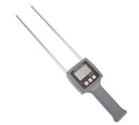 Hamwesh Misuratore di umidità per Fieno, LCD Digitale Portatile con Compensazione Automatica della Temperatura Misuratore di umidità per Cereali, Tester per Balle di Fieno con Sonda per Medica,