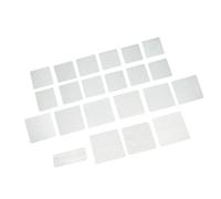 Hamwesh Modelli per Trapuntatura, Set di Stencil per Trapuntatura in PP Satinato da 22 Pezzi con Macchina e Righelli per a Mano per Progetti Patchwork di Cucito