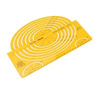 Hamwesh Modello di Disegno Architettonico di Righello Geometrico Cavo Multifunzionale Durevole per Architettura, Misurazione - Materiale Plastico (4352)