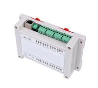 Hamwesh Modulo Switch relè a 8, 250 V AC 10A con Funzione di Ripristino, Protezione del Circuito, Restituzione dello Stato, Supporta la Rete 485, per il Telecomando Tramite di Tablet (WHITE)