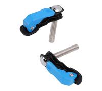 Hamwesh Morsetto per Cani da Banco, Morsetto per Foro per Cane a Bloccaggio Rapido da 2 Pezzi da 20 Mm, per Fissaggio da Banco con Acciaio Inossidabile in Plastica Tecnica per Superfici di Banchi da