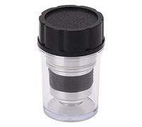 Hamwesh Obiettivo per Microscopio 100X, Obiettivo Acromatico in Alluminio e Ottone Resistente Alle Cadute di Dimensioni RMS, Lenti per Microscopio con Cilindro di Stoccaggio per la Ricerca Sui