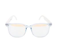 Hamwesh Occhiali Intelligenti, Lenti con Filtro Luce Blu 5.4 con Touch Control AI Assistente Vocale per Uomini e Donne, Scatto di Foto, Chiamate e Riproduzione di Musica (BLUE)