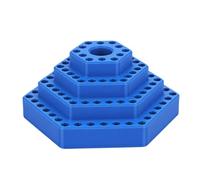 Hamwesh Organizer per Punte, Torre di Stoccaggio per Punte a Forma di Scala da 103 Slot, Organizer per Multiforo con Design Verticale Salvaspazio per Esagonali con Intaglio Pentalobe Compatibile con e