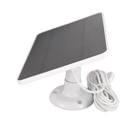 Hamwesh Pannello Solare 4 W, Caricatore per Telecamera di Sicurezza con Staffa di Montaggio Regolabile a 360° per Arlo Pro 4 Ultra 2 Pro 3 Ultra 5S 3 (WHITE)