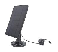 Hamwesh Pannello Solare da 10 W per Fotocamera di Sicurezza, Pannello Solare USB da 5 V Compatibile con la Camma a Batteria Ricaricabile a Batteria con Interfaccia USB per Fotocamera di Sicurezza