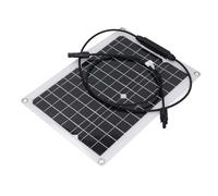 Hamwesh Pannello Solare Flessibile, Pannelli Solari Semi Flessibili in Silicio Monocristallino 15 w 18V con Protezione Sovraccarico per Batteria 12 V per Caricando Esterno