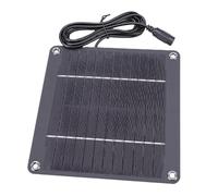 Hamwesh Pannello Solare Monocristallino 4W con Interfaccia DC 5521 per | Pannello solare portatile per telecamere di sicurezza esterne, caricabatterie solare pieghevole con uscita 12V per centrale