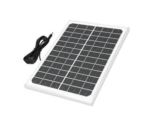 Hamwesh Pannello solare monocristallino da 15 W e 12 V | Modulo di ricarica solare, telaio in alluminio, struttura laminata robusta; telecamere di sicurezza e luci di segnalazione