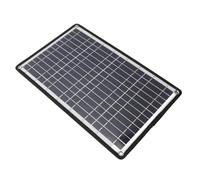 Hamwesh Pannello Solare Portatile, Caricabatterie Solare Impermeabile Dual USB IP65 da 12W 5V per Telefono Cellulare, Caricabatterie Impermeabile con Ventose per Campeggio Escursionismo Zaino in