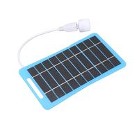 Hamwesh Pannello Solare USB, Pannello Solare Piccolo 5V 5W Mini con Maniglia Leggera per Lanterne da Campeggio Esterne Fotocamera Piccola Ventola Power Bank