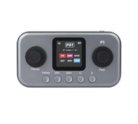 Hamwesh Pedale per Chitarra Multieffetto, Processore Multieffetto Portatile Ricaricabile, Riduzione del Rumore EQ Pedale per Effetti per Chitarra a 7 Effetti, Uscita Cuffie