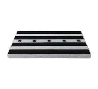 Hamwesh Pedaliera per Chitarra, Design di Grandi Dimensioni, Materiale PE, per Pedali Effetti con Installazione Semplice, Accessorio Compatto (Disegno in marmo bianco)