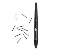 Hamwesh Penna Stilo, Penna Digitale con 8192 Livelli di Pressione, per Tavoletta Grafica con 10 Punte di Ricambio per BT-101A BT-101B -19UHD -19UHDT -19HD -19HDT Design Senza Fili 2 Pulsanti (W10)